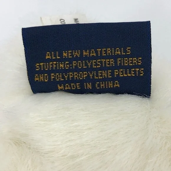 NWT Boyds Bears “Lovie” 8" White Plush Teddy Bear Valentine's Day Thinkin’ Of Ya - Picture 9 of 11